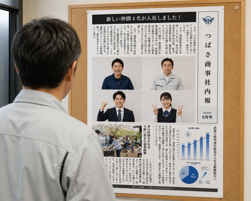 A3拡大印刷で掲示